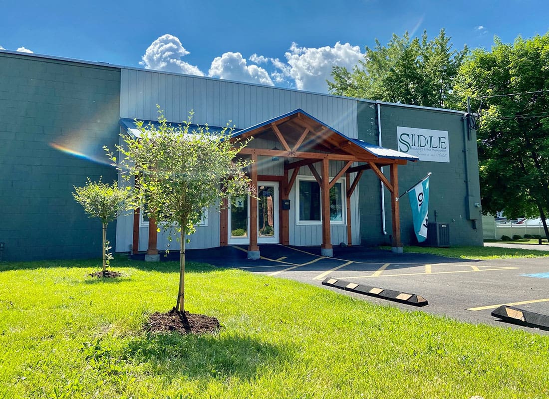 Montour Falls, NY - Exterior View of the Sidle Insurance Office